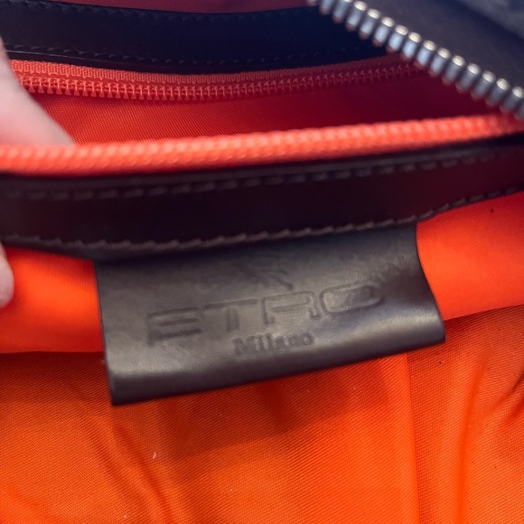 Etro Brown Monogram Travel Bag - Picture 13 of 13